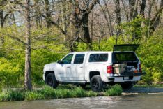 Venturous Sierra Series Fiberglass Truck Cap SALE! $2499.00/Installed! INCLUDES a FREE Fold-down front sliding window. Now until 1/31/26!