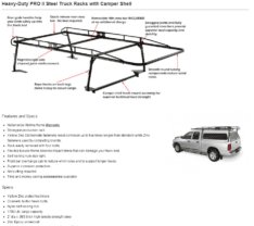 Kargo Master Pro II Truck Rack
