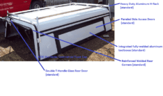 MDC Pro Series Commercial Aluminum Truck Cap SALE! $2499.00/Installed!