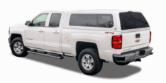 Venturous Icon Series Fiberglass Truck Cap SALE! $3099.00/Installed!  Includes a free fold-down front sliding window and free deluxe interior lining.  Now until  1/31/26!