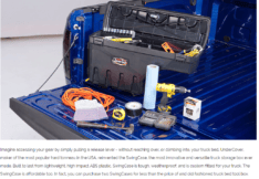 Undercover Swingcase Storage Box- $450.00 Installed ** Most Models