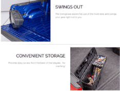 Undercover Swingcase Storage Box- $450.00 Installed ** Most Models